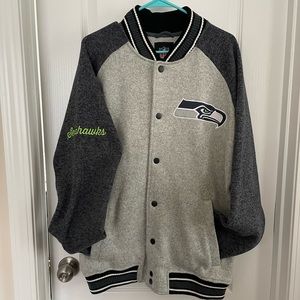 Seattle Seahawks NFL Varsity Jacket Sweatshirt XL